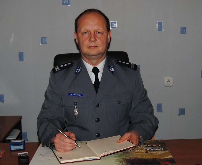 Gniezno - insp. Artur Sobolewski  służy w policji od 25 lat....