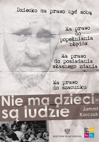 Plakat kampanii "Nie ma dzieci - są ludzie"