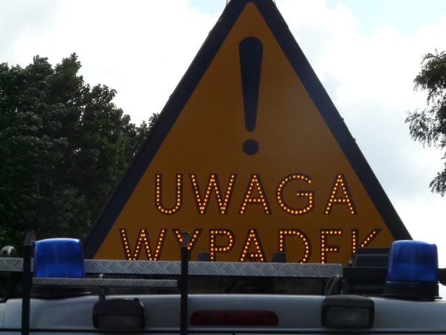 4 samochody, w tym 2 busy, zderzyły się na krajowej "ósemce" w Rawie Mazowieckiej.