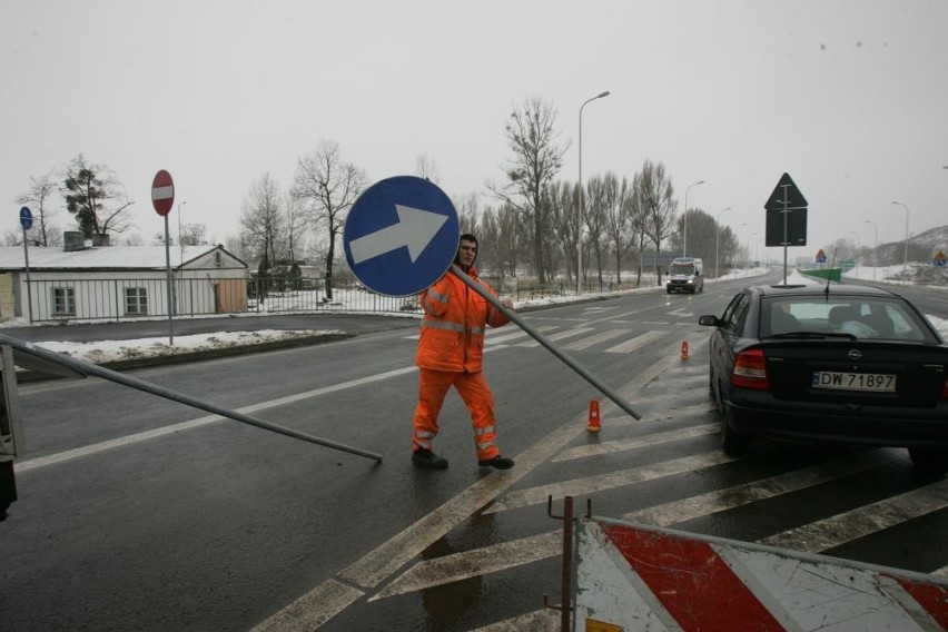 Wschodnia obwodnica Wrocławia: auta jeździły pod prąd [ZDJĘCIA]