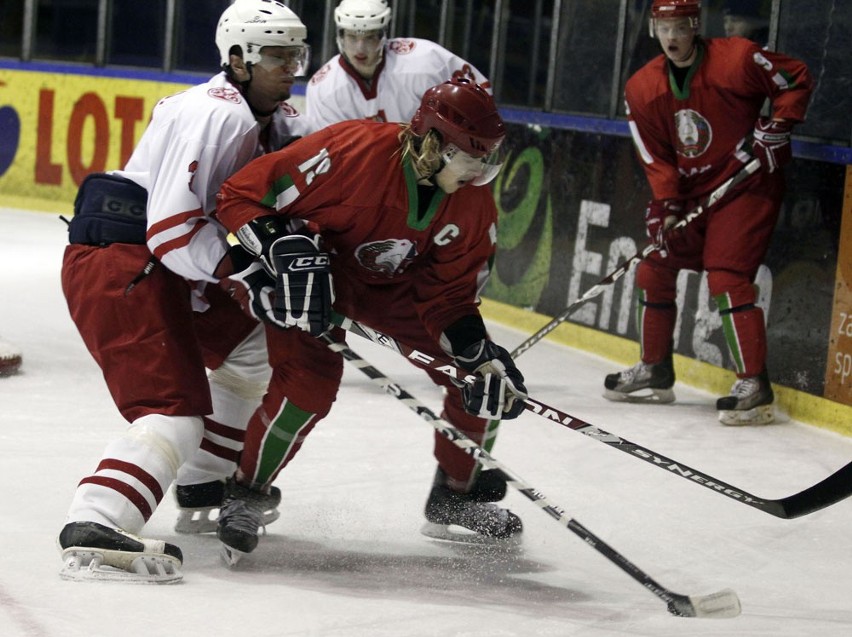Hokej: Polacy przegrali z Białorusinami na MŚ U-20 1:5 (zdjęcia)