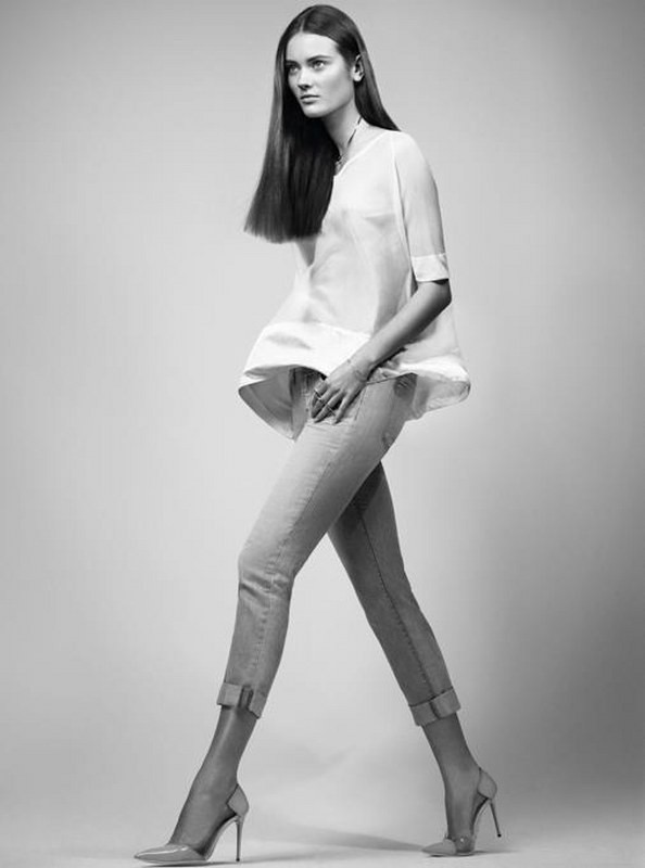 Modelka Monika Jagaciak z Puszczykowa reklamuje słynne jeansy marki J Brand [ZDJĘCIA]  