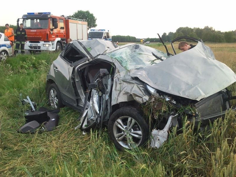 65-letni kierowca hyundaia zginął w wypadku na krajowej...