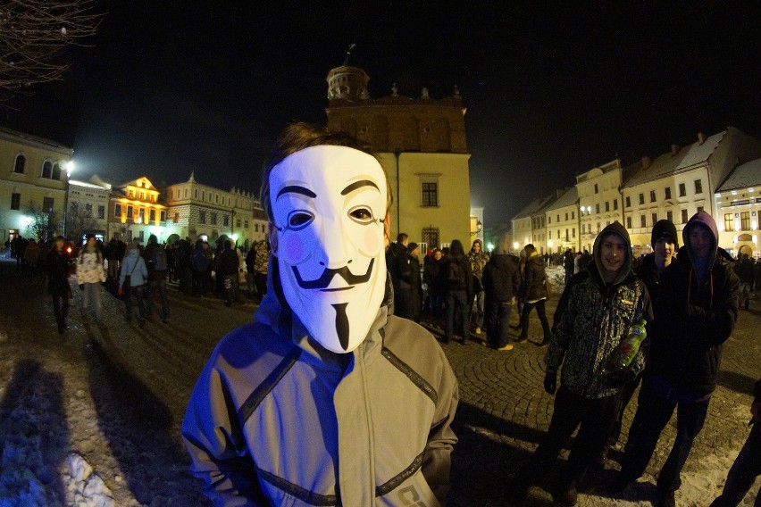 Tarnów. Protest przeciwko ACTA