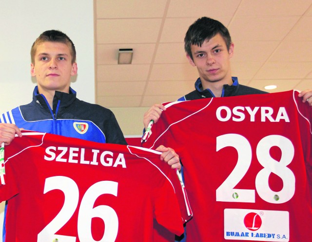Szeliga i Osyra zaprezentowali się na konferencji, a później zagrali w sparingu z SC Znojmo