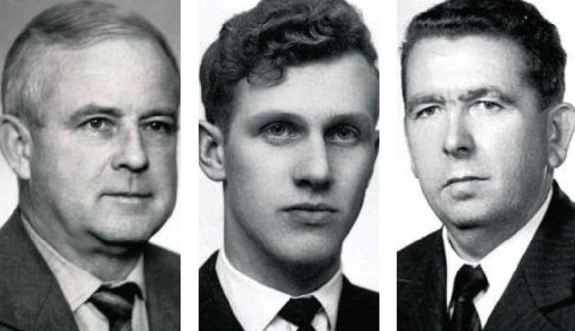 Trzej absolwenci najdłuższych, 10 miesięcznych kursów KGB:...