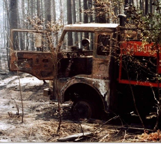W sierpniu minie 20 lat od pożaru lasu w okolicach Kuźni Raciborskiej [ZDJĘCIA]
