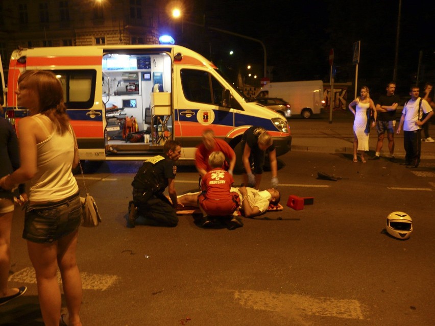 Sześć osób rannych w wypadku na Kościuszki [ZDJĘCIA]