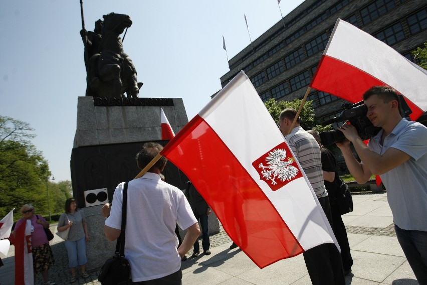 Marsz zwolenników Jarosława Kaczyńskiego nie wypalił