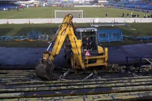 Remont stadionu miejskiego w Gdyni - 30 listopada 2009 r.