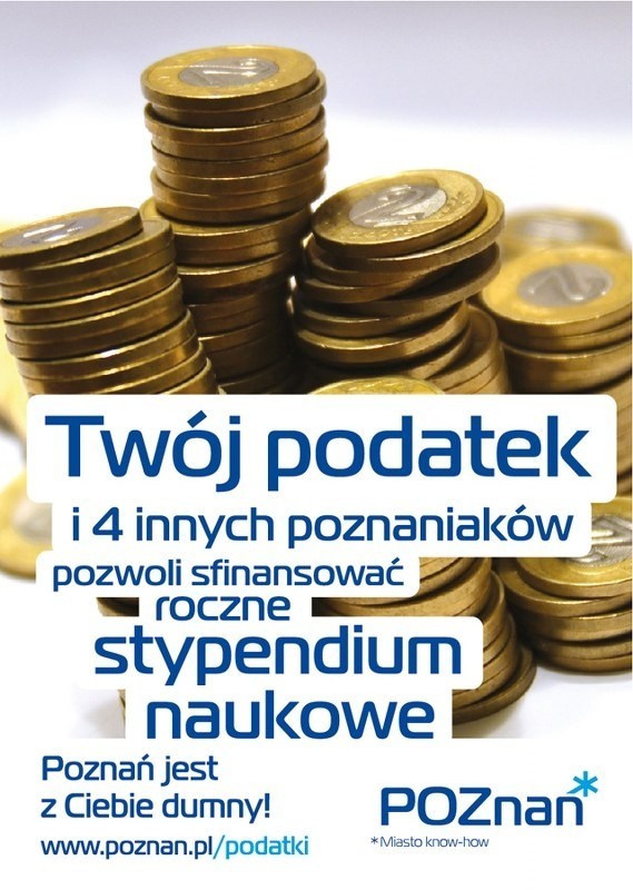 Zapłać podatek w Poznaniu! Akcja &quot;Poznań jest z Ciebie dumny&quot; [ZOBACZ PLAKATY]