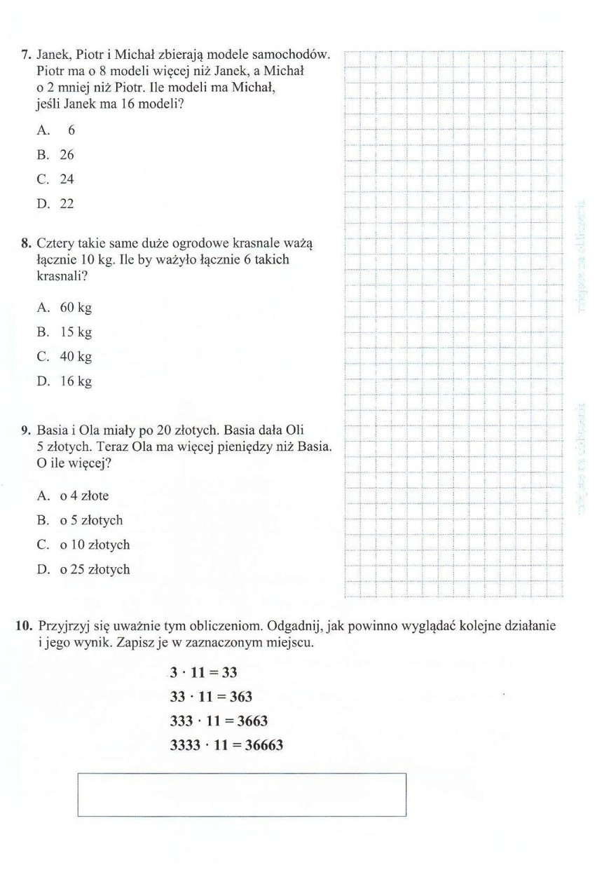 MATEMATYKA ZESTAW I - strona 3