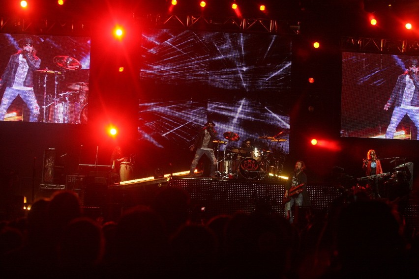 Guns N Roses koncert w Rybniku. Nawet Axlowi zdarzają się fałsze [ZDJĘCIA, LIVE]