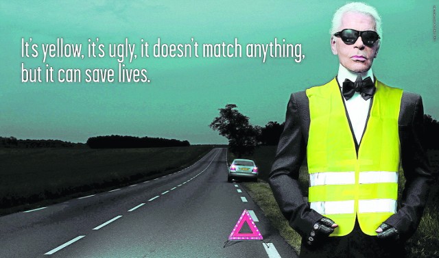 Karl Lagerfeld: Jest żółta, jest obrzydliwa, nie pasuje do niczego, ale może uratować życie