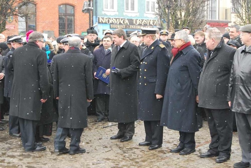 Wizyta prezydenta Lecha Kaczyńskiego w Pucku