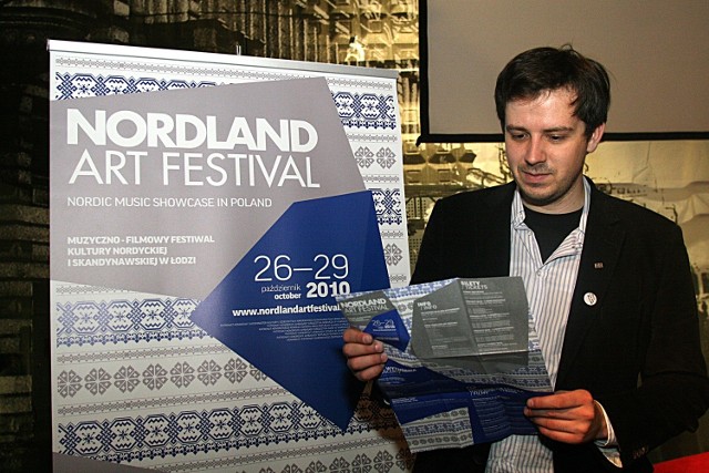 Michał Zając, prezes Fundacji "PrzestrzeńWyobraźni", organizator Nordland Art Festival.