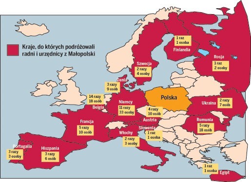 Małopolski urzędnik bardzo lubi podróże