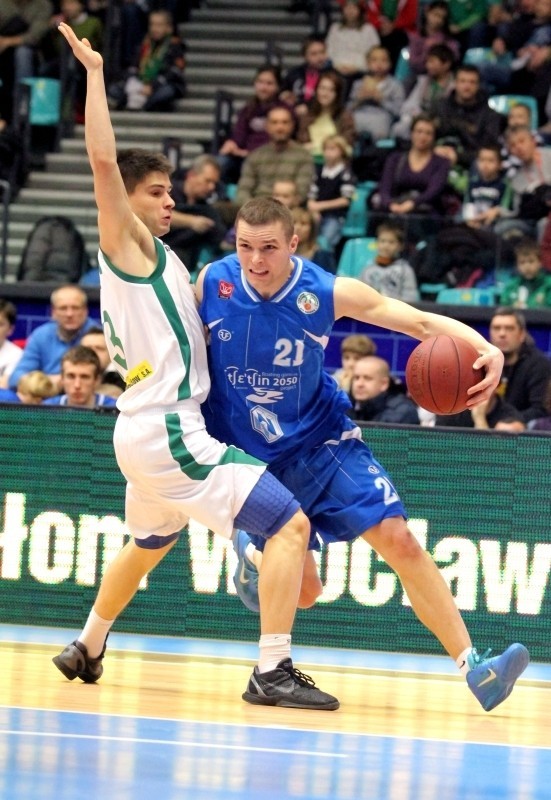 Koszykówka: Śląsk Wrocław - Radex Szczecin 77:57 (ZDJĘCIA)