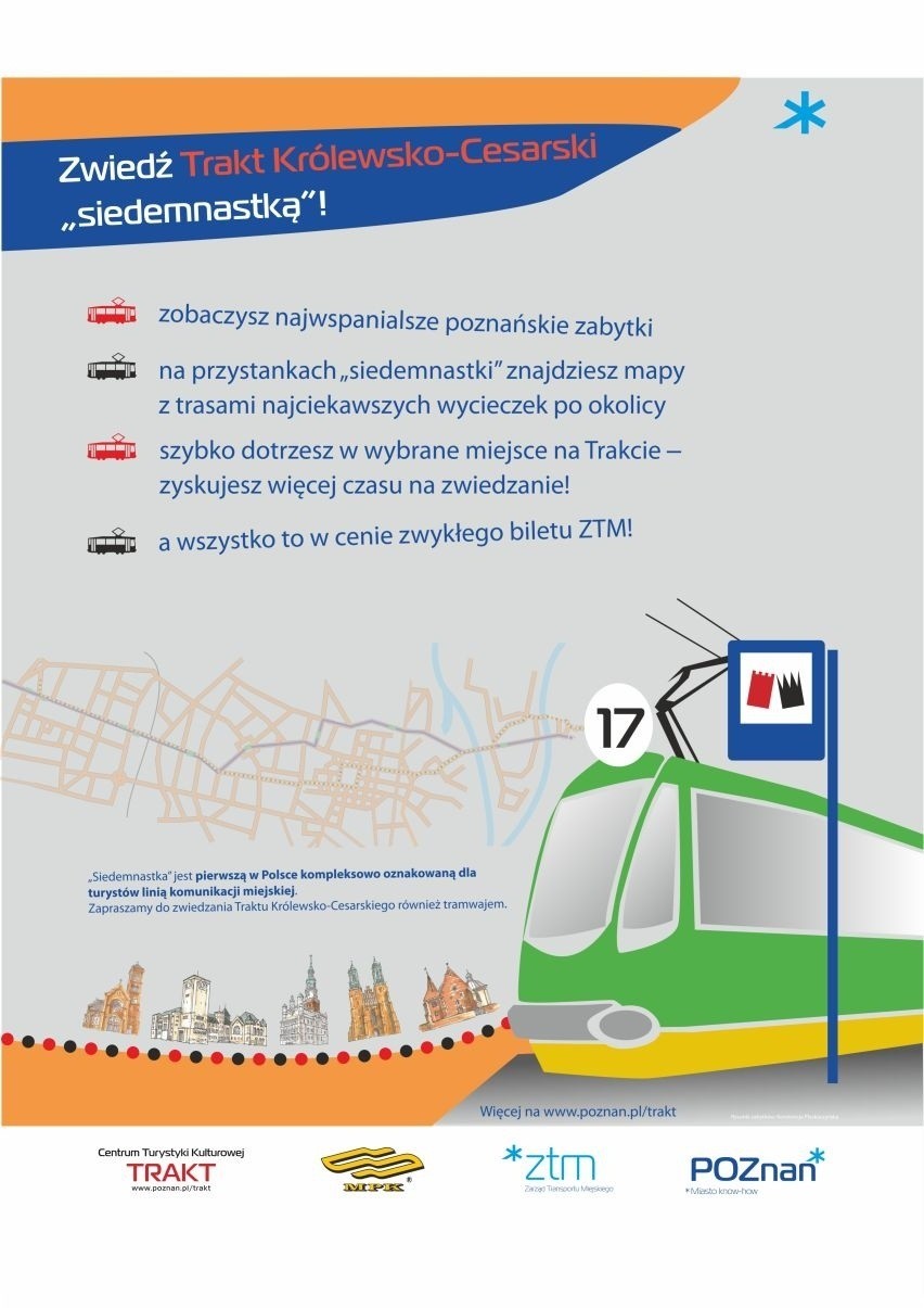 Poznań: Trakt Królewsko - Cesarski zwiedzany tramwajem