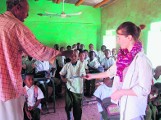Studenci z Poznania uczyli dzieci w Sudanie