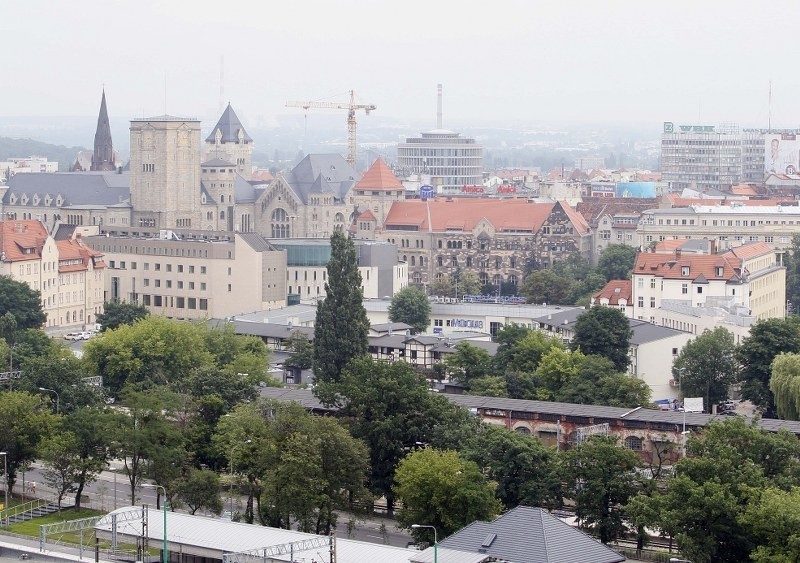 Poznań z perspektywy iglicy Międzynarodowych Targów...