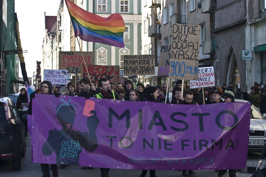 Wrocław: Kobiety protestowały przeciw polityce miasta (ZDJĘCIA)