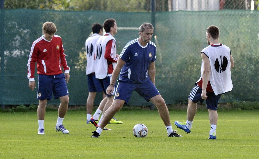 Wisła Kraków - Odense: trening &quot;Białej Gwiazdy&quot; [ZDJĘCIA]