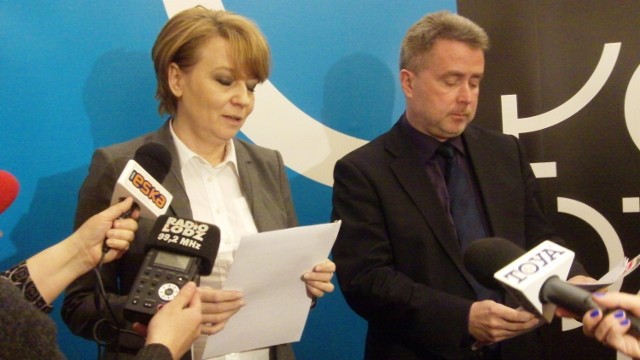 Hanna Zdanowska i Marek Cieślak