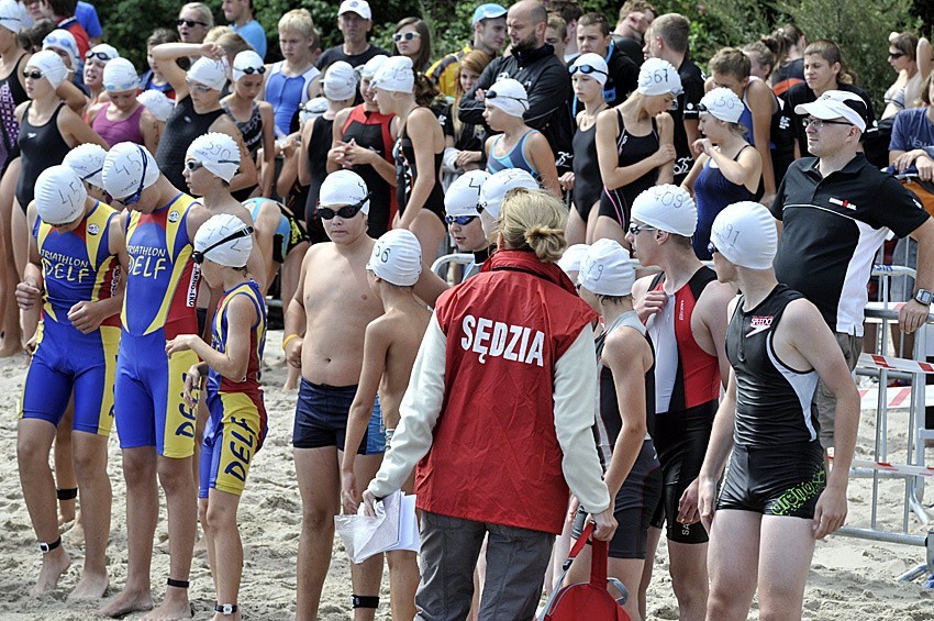 Pływali i biegali w Gdyni. Na Mistrzostwach Polski w Aquathlonie