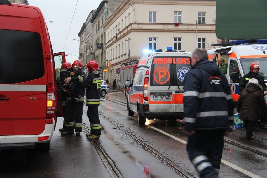 Dwoje dzieci zostało rannych w pożarze na Zielonej w Łodzi