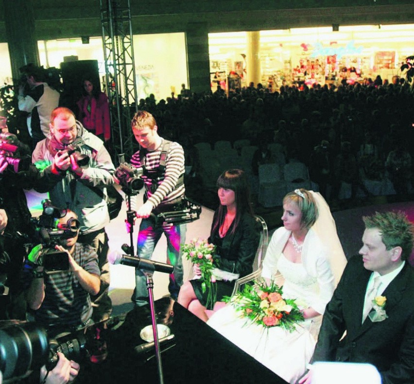 Ślub w Silesia City Center w 2009 r...