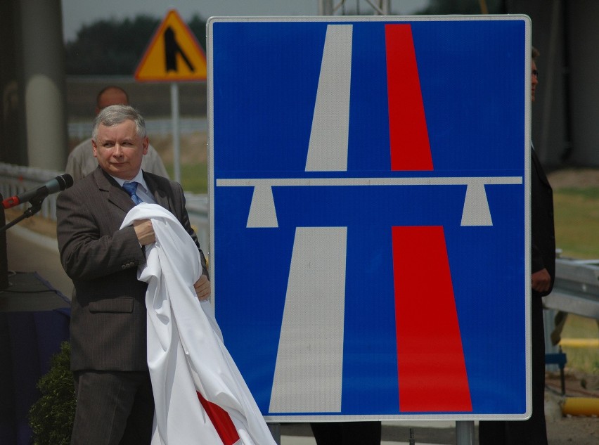 Odcinek A2 do Nowego Tomyśla otwierał ówczesny premier...