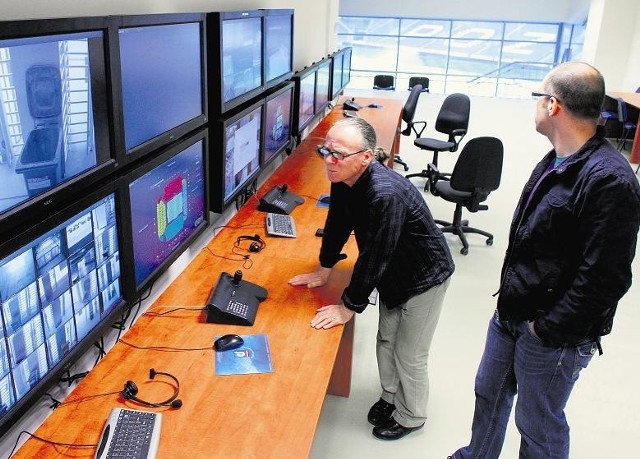 Centrum monitoringu na poznańskim stadionie