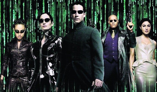Kadr z filmu Matrix. Tam też hakowali