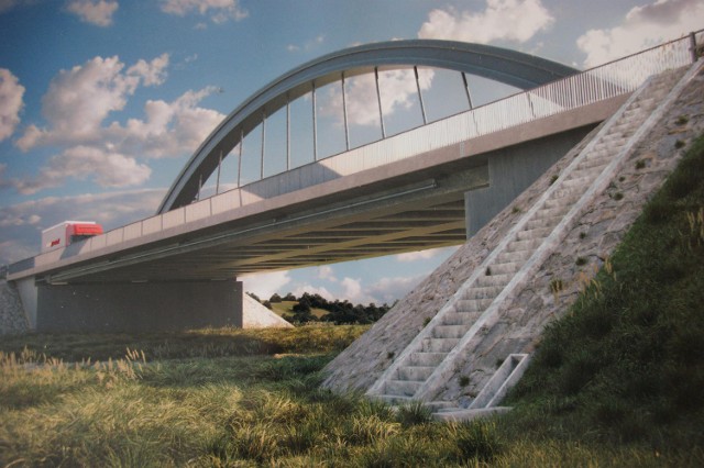 Przez taki most kierowcy będą mogli przejechać w czerwcu 2013 roku