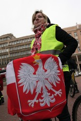Łódź: rowerzyści uczcili Święto Niepodległości (ZDJĘCIA)