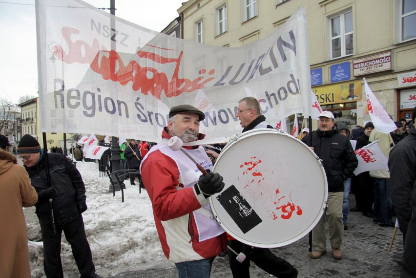 Manifestacja lubelskiej Solidarności