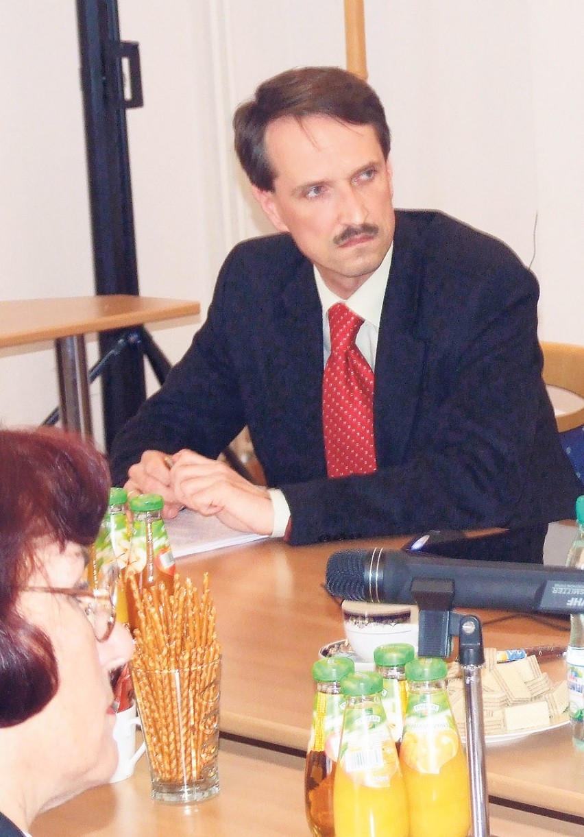 Jarosław Pałkowski, z-ca Wądołowskiego, teraz włodarz