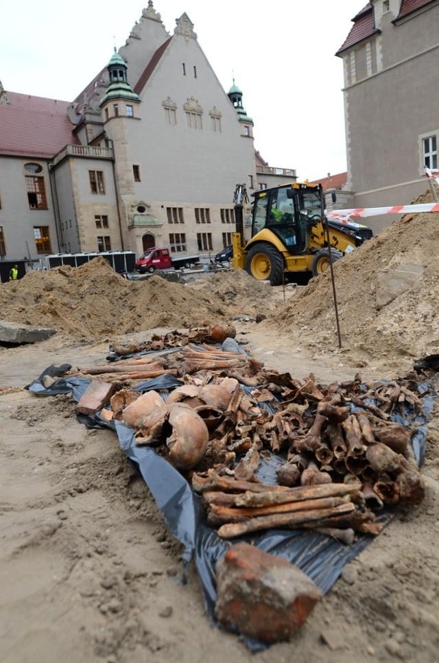 Ludzkie szczątki z okresu II wojny światowej odkopano w Poznaniu