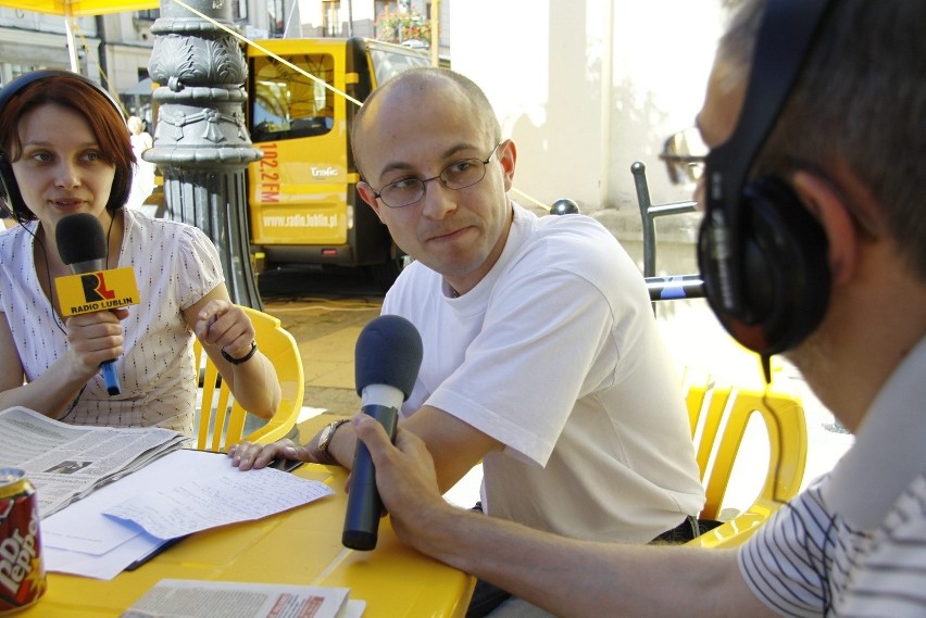 Mariusz Olejarczyk z Wojewódzkiej Biblioteki Publicznej im....