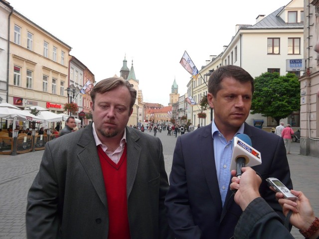 Olaf Lubaszenko i Cezary Kucharski