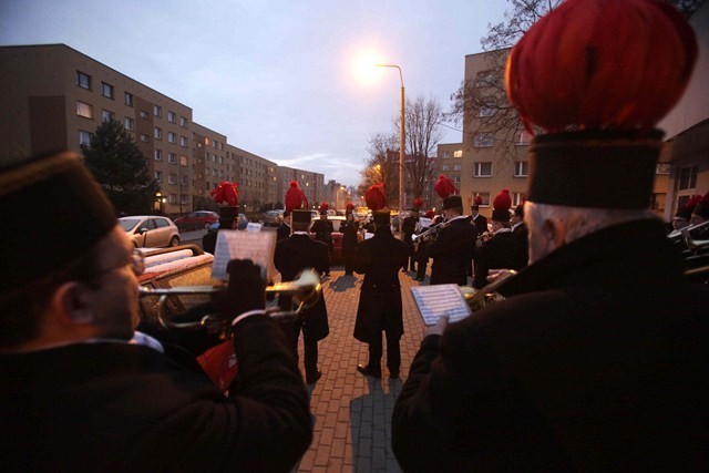 Barbórka 2012 - gra orkiestra dęta KWK Makoszowy