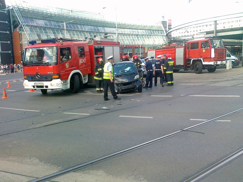 Znów wypadek na placu Grunwaldzkim (ZDJĘCIA)
