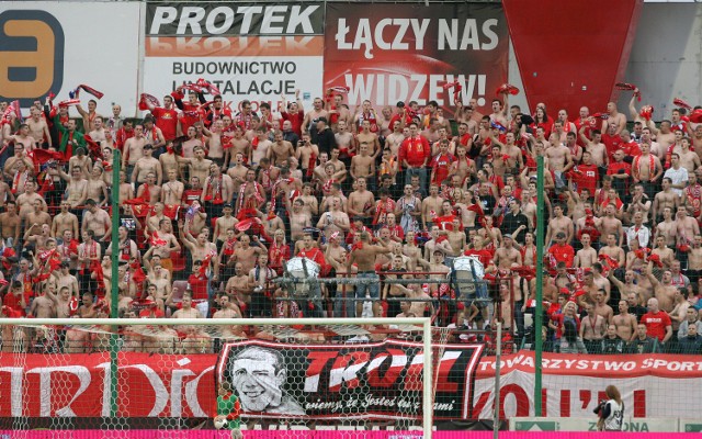 W Bełchatowie bez kibiców Widzewa