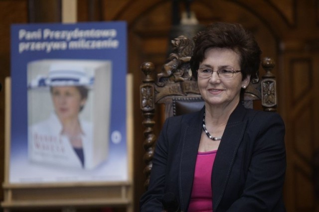 Danuta Wałęsa podczas promocji autobiografii "Marzenia i tajemnice"