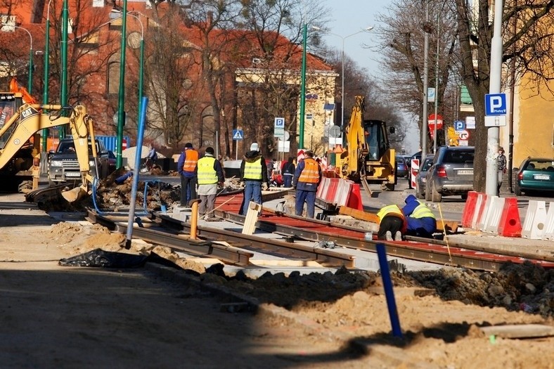 Remonty wokół Kaponiery - Roosevelta, Bukowska i Grunwaldzka