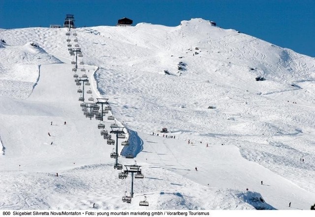 Ośrodek narciarski Silvretta Nova/Montafon. Fot. Young mountain marketing gmbh / Vorarlberg Tourismus