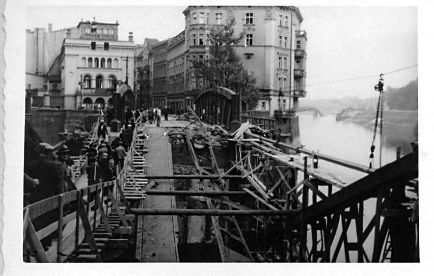 Zniszczony Most Chwaliszewo 1939