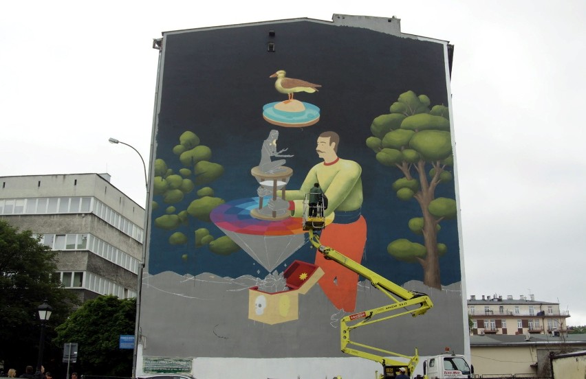 Ul. Jasna: Powstaje mural polsko-ukraiński