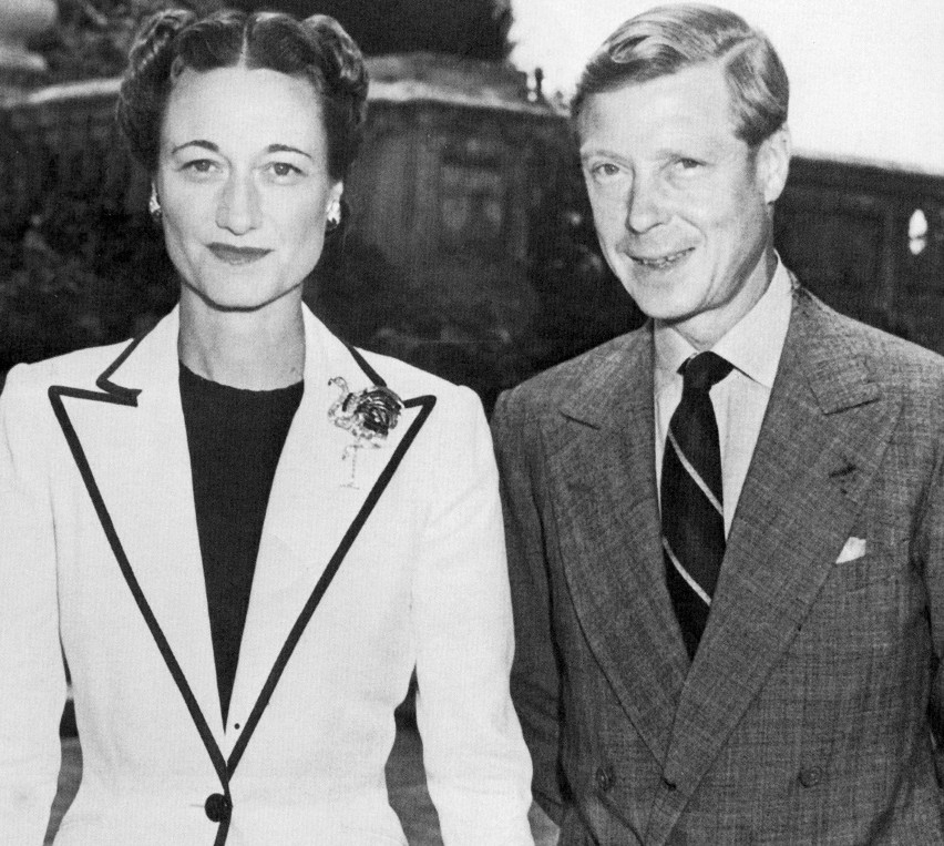 Wallis Simpson i książę Edward Windsor już jako małżeństwo